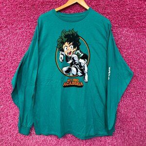 My Hero Academia Deku L/S T-shirt size 2XL